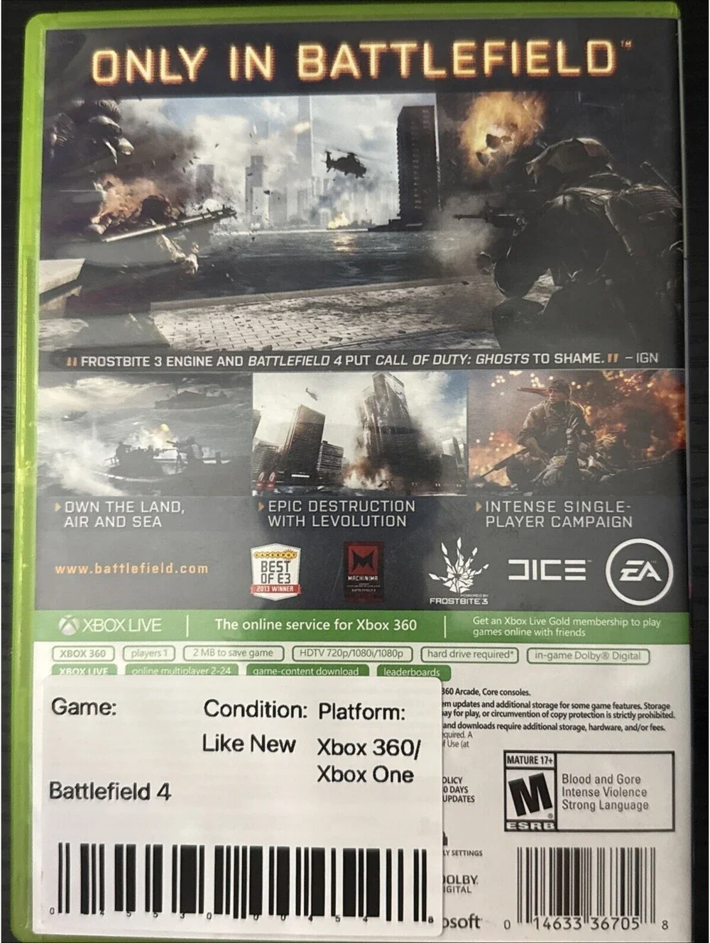 Battlefield 4 - Microsoft Xbox 360